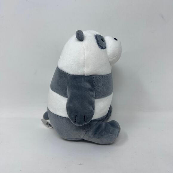 We Bare Bears Panda Cartoon Network Plush Doll Stuffed Gray Mini Squish CN - Picture 4 of 6